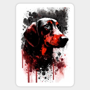 Daschund Portrait Sticker